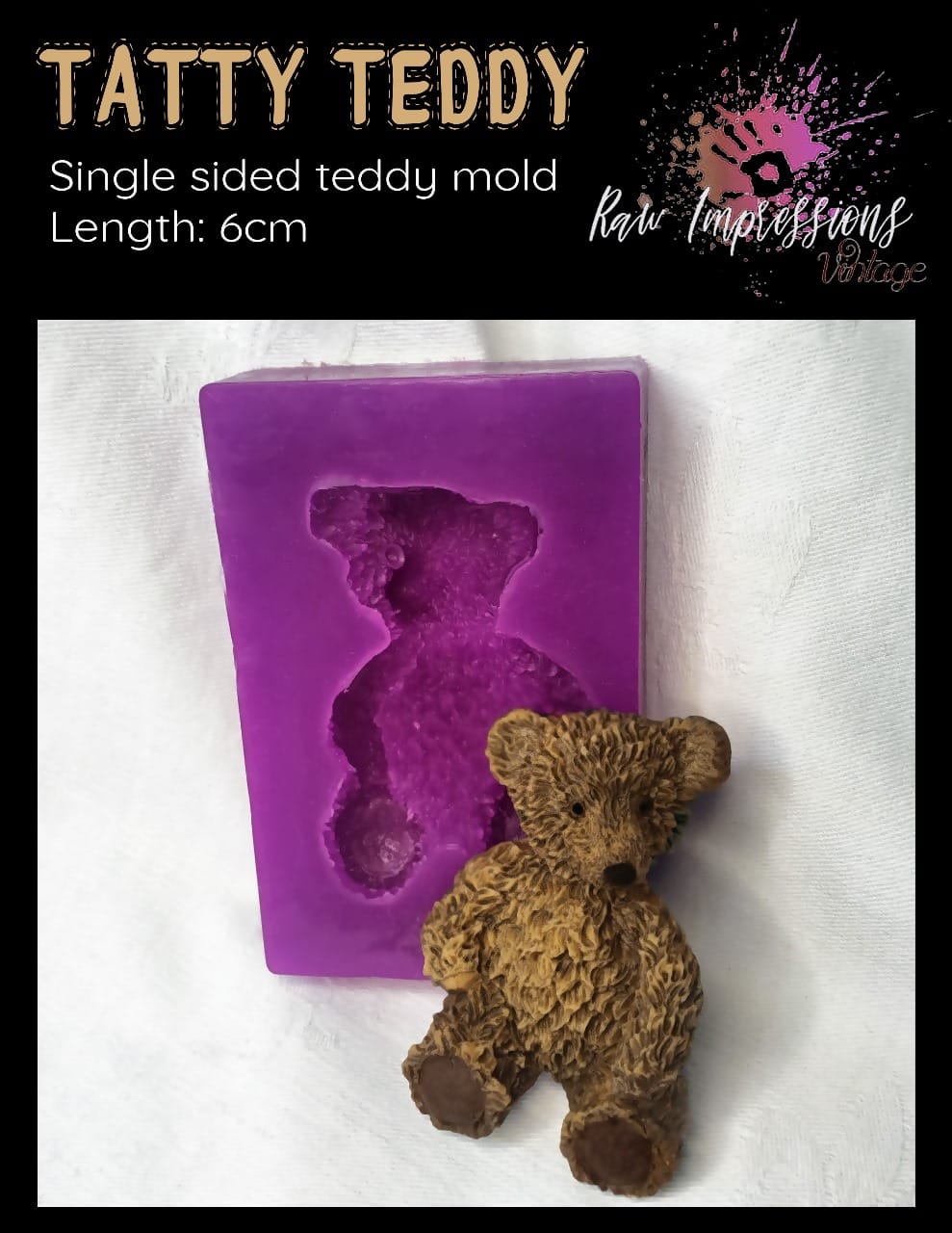 Tatty Teddy Bear Mold