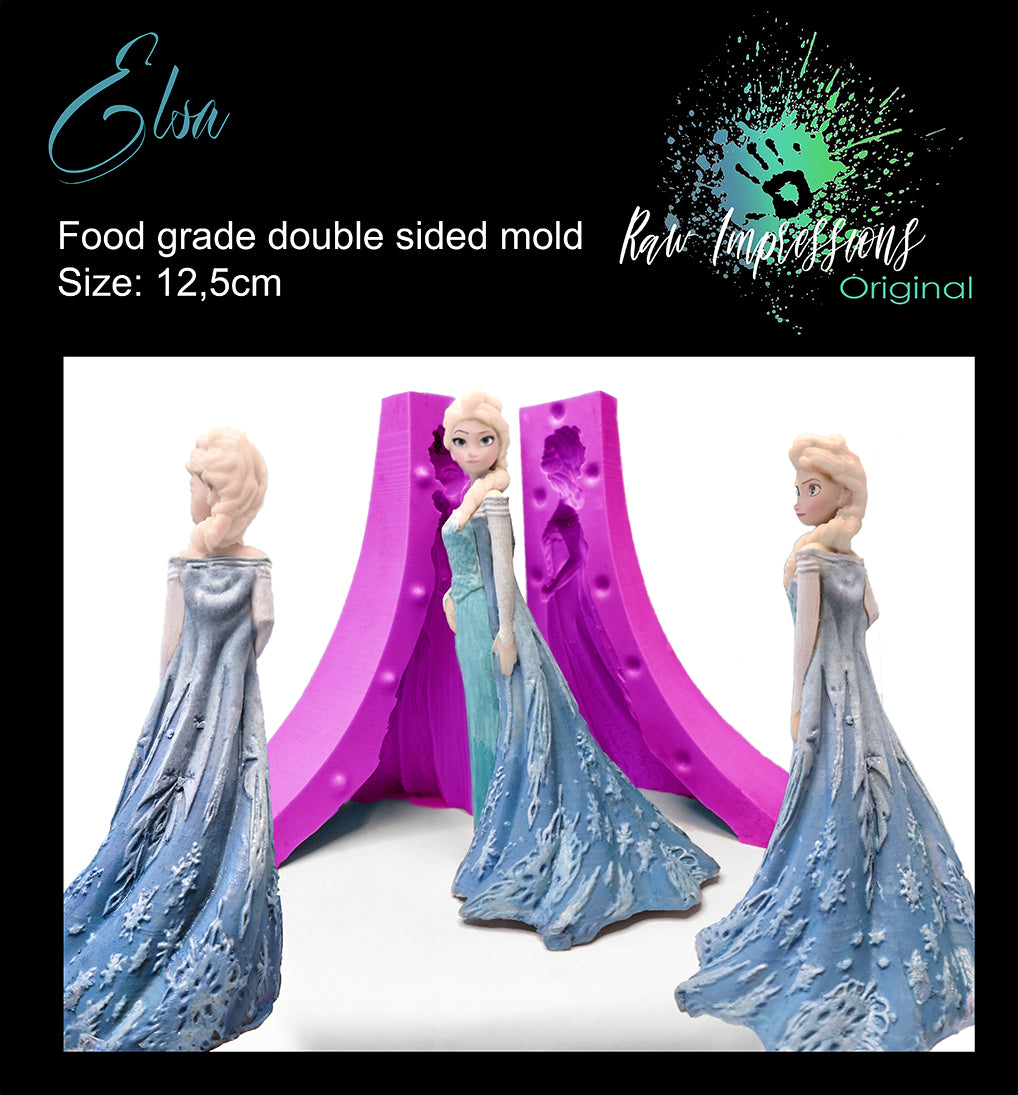 Elsa double sided full figure food grade mold
