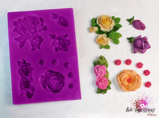 Six Rose Mold