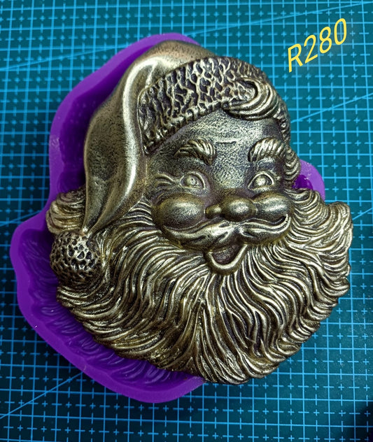Large Santa Face Mold