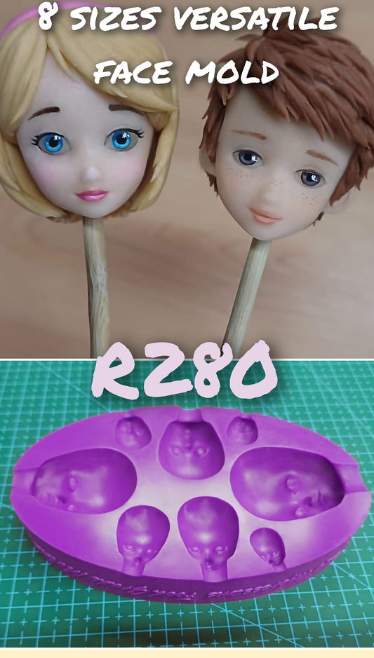 8 Sizes Versatile Face Mold