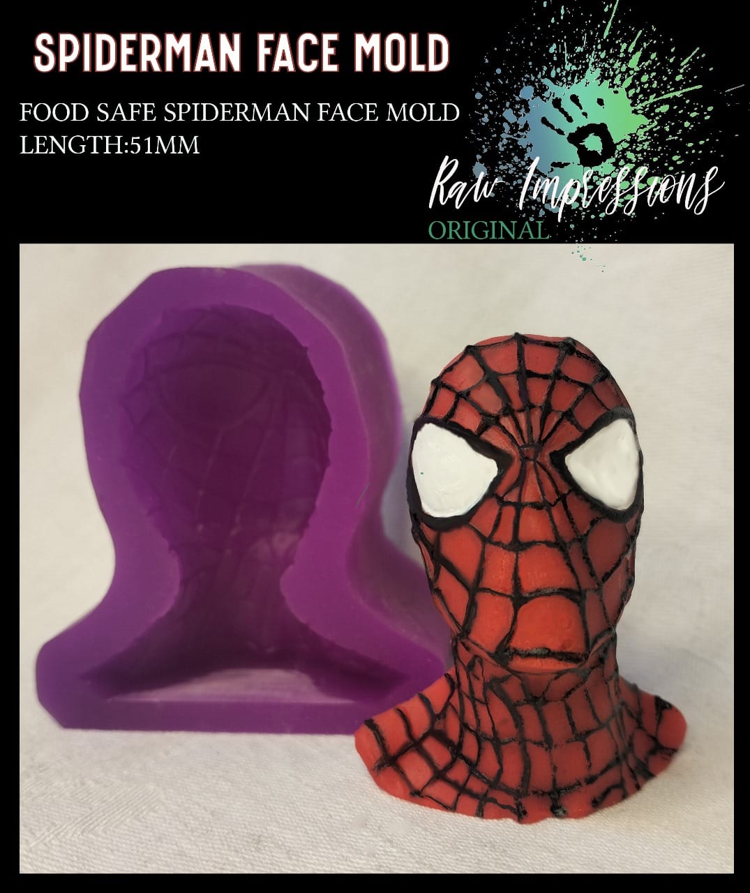 Spiderman Face Mold
