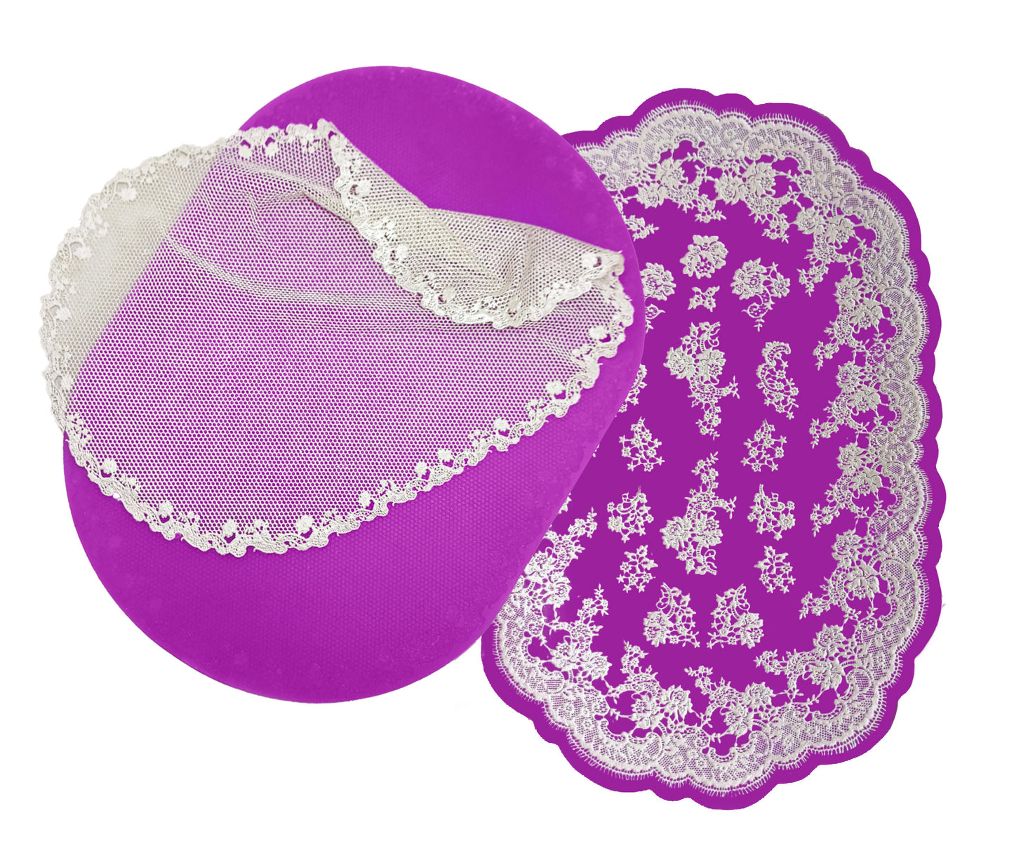 Bella’s Bridal Lace & Veil Mats