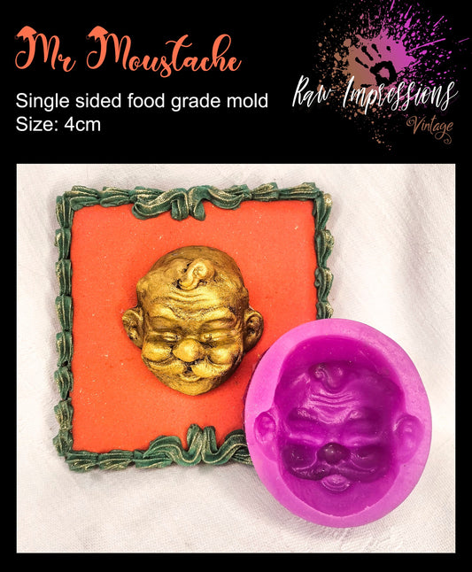 Mr moustache mold