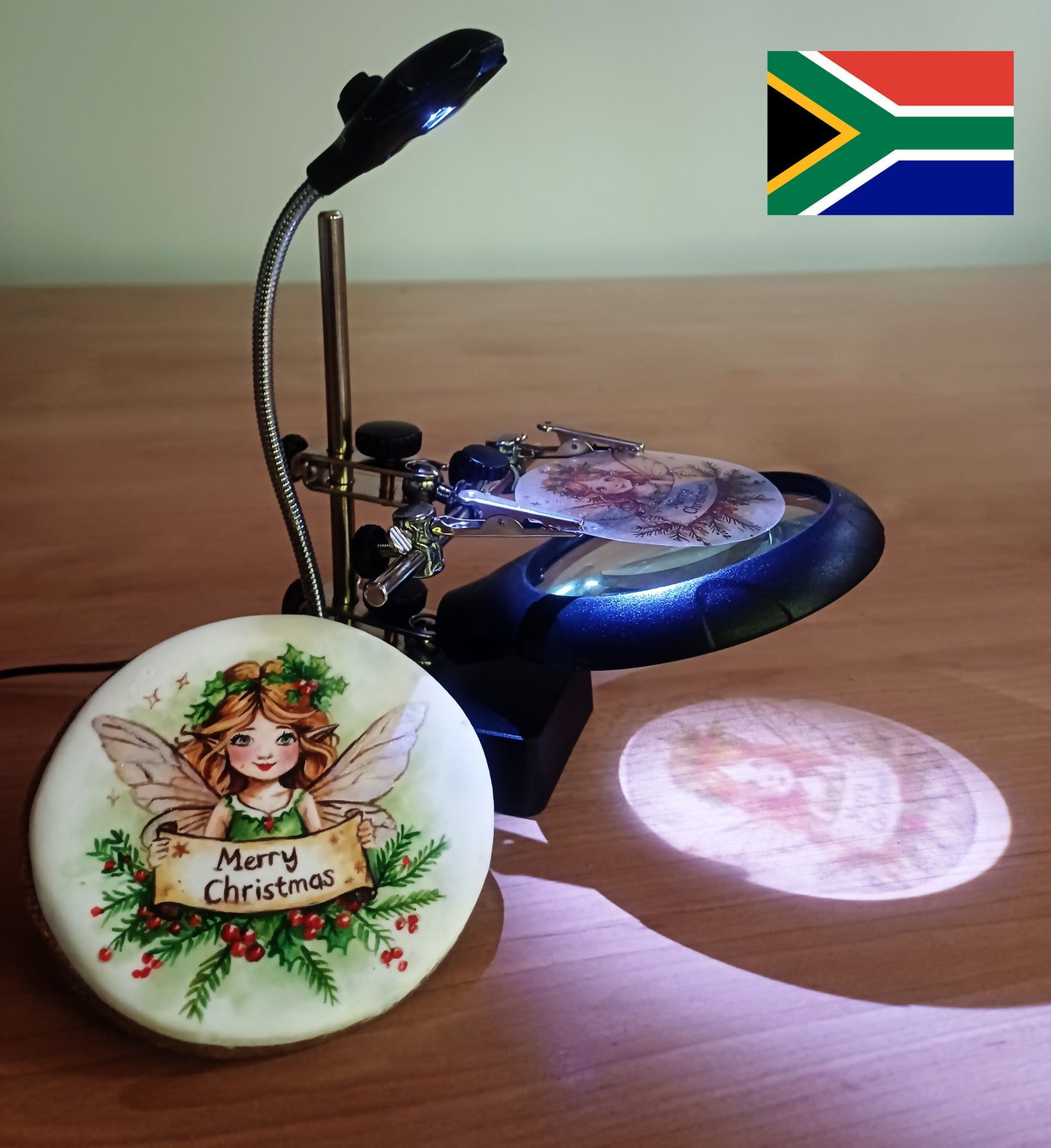 The Little Top-Down-Overhead Cookie Projector. (South Africa)