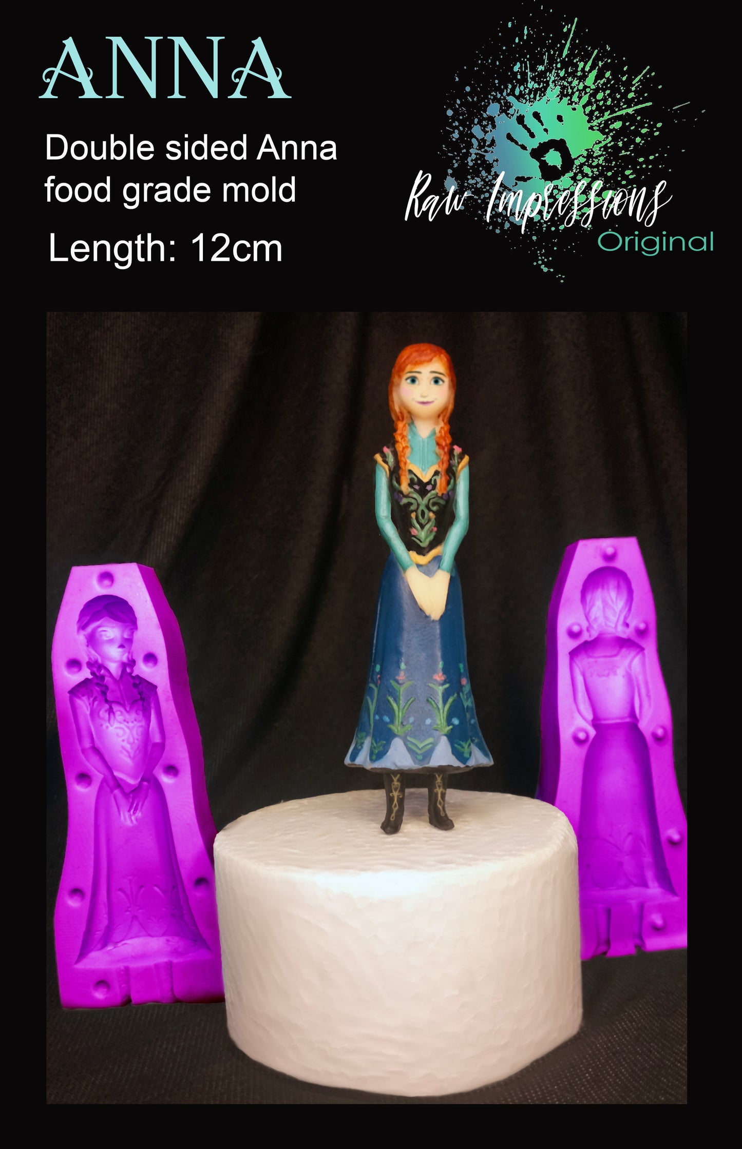 Double sided food grade silicone mold