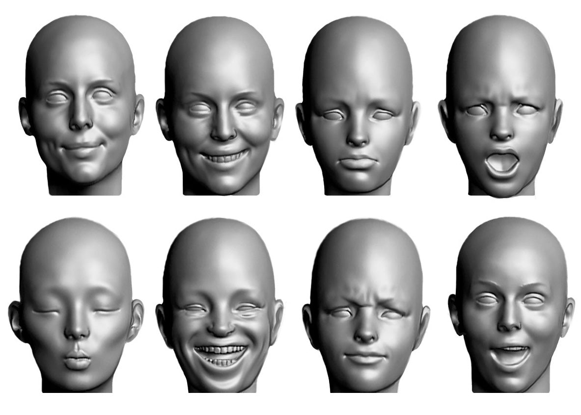 Bella Facial expressions