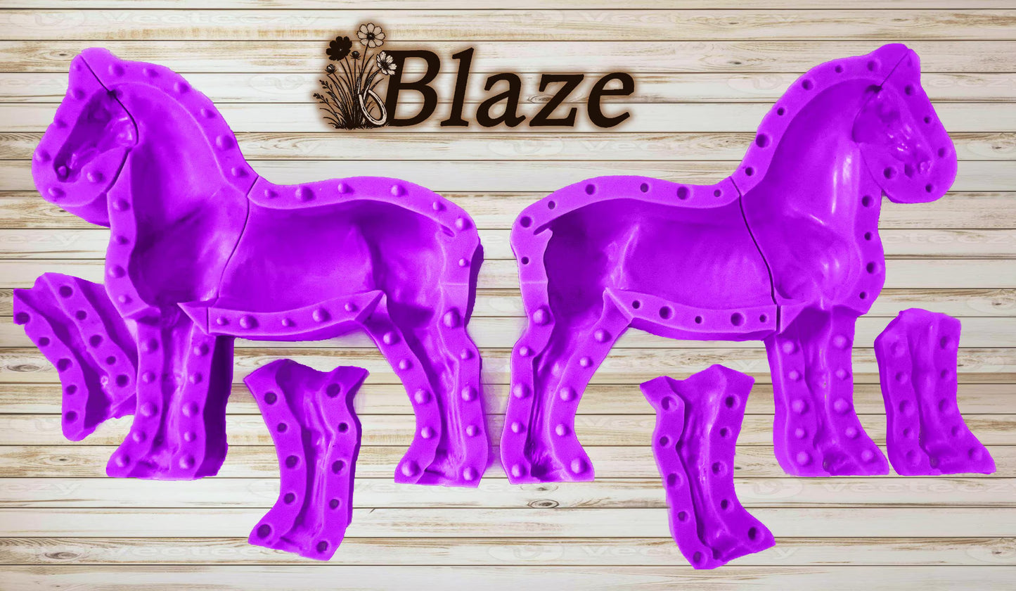 Blaze Horse Mold