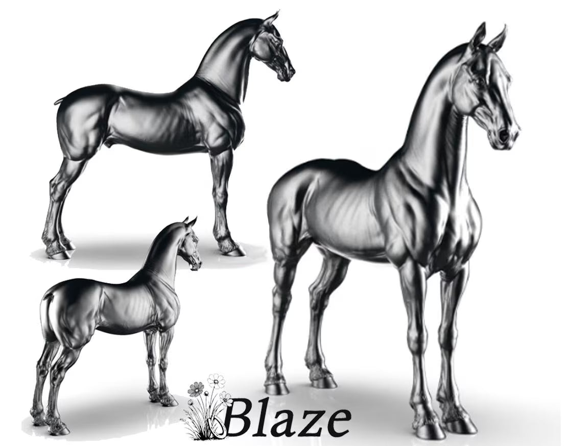Blaze Horse Mold